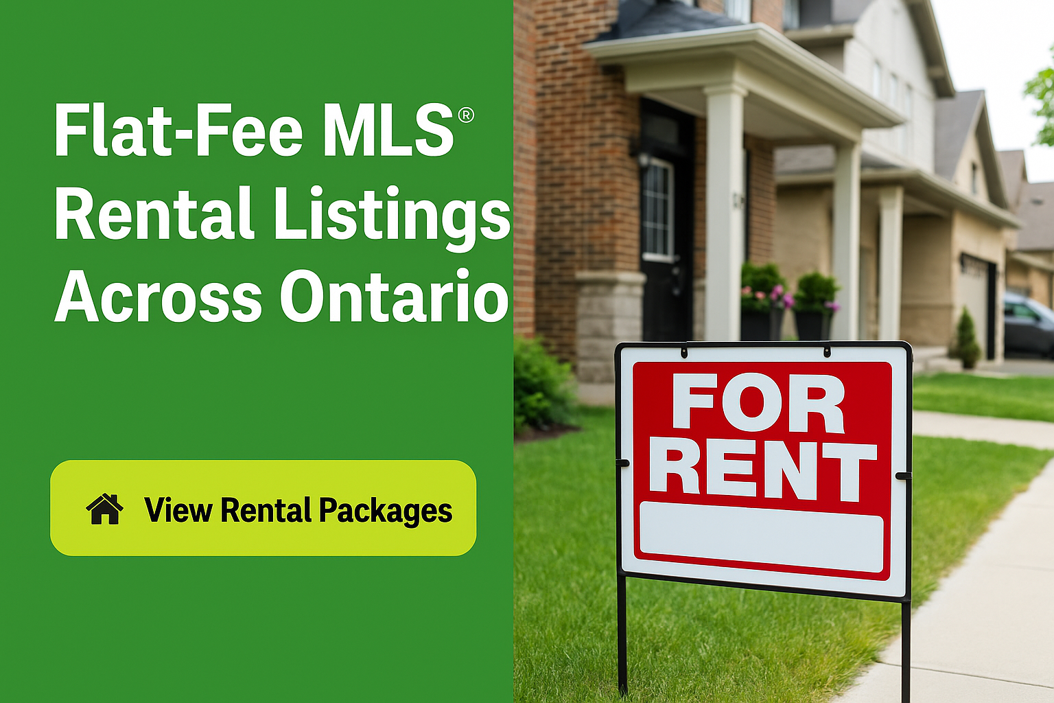 Flat-Fee MLS Rental Listings in Ontario for Landlords